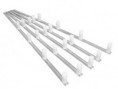  40 (QUARENTA) Hastes de Aluminio c/ 4 isoladores